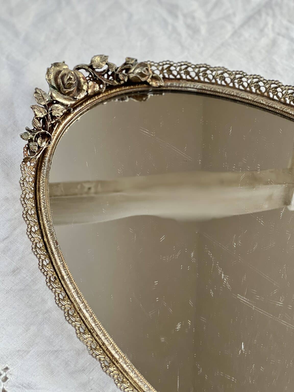 Vintage Mirrored Vanity Tray by Matson Vintage Keepers