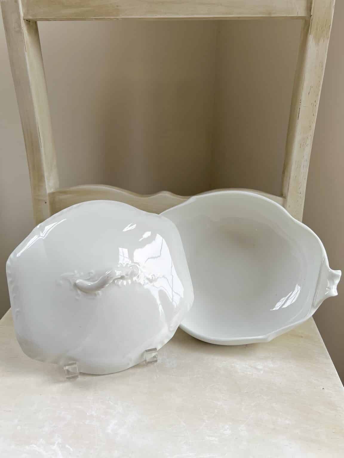 Antique Ironstone Lidded Tureen by Johnson Bros England Vintage Keepers