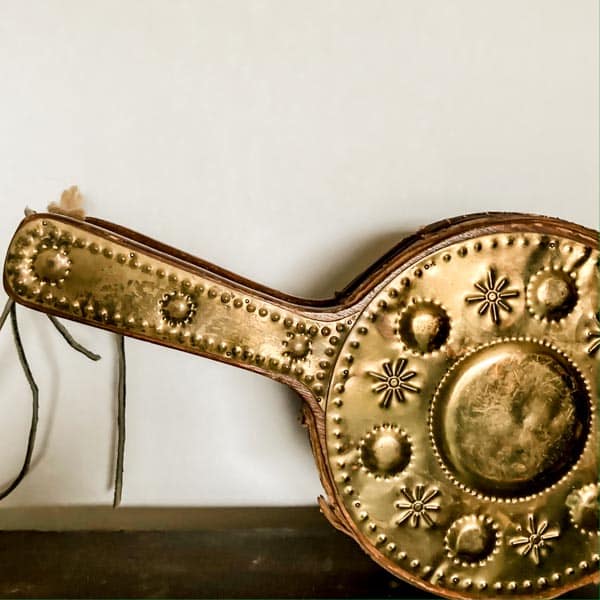 Ornate Brass Fireplace Bellows Vintage Keepers