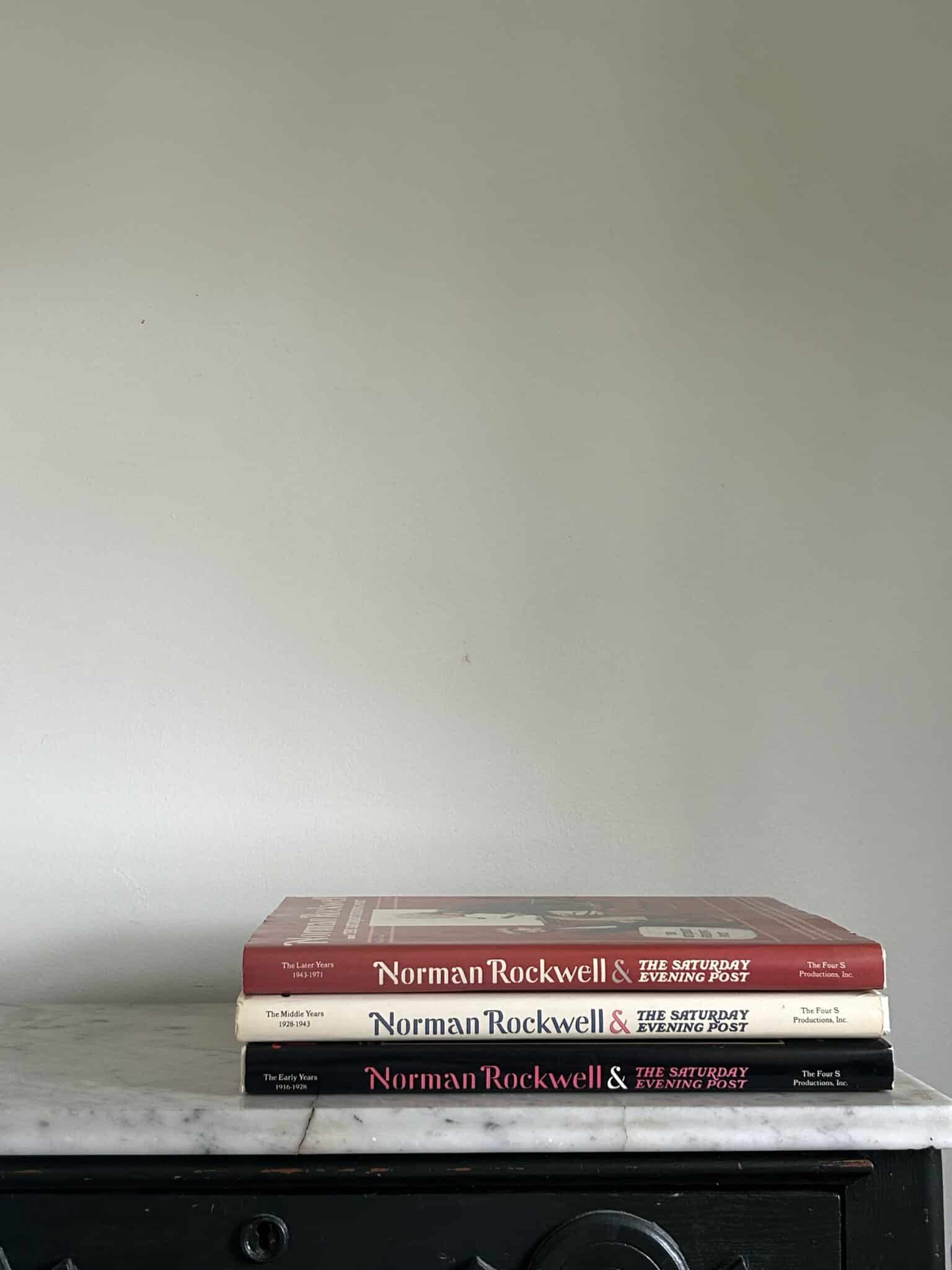 Trio of Norman Rockwell Coffee Table Books Vintage Keepers