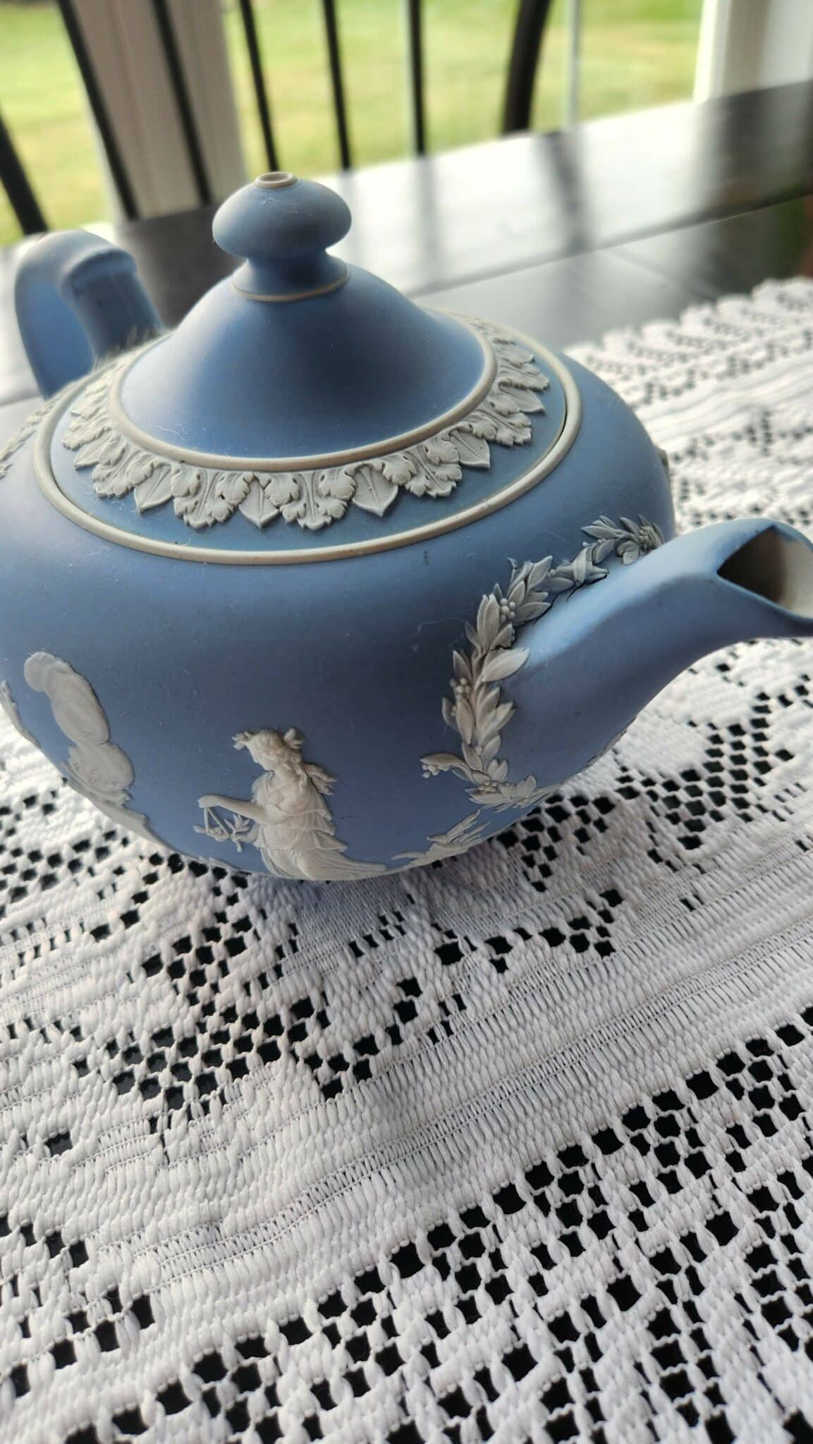 Wedgewood Jasperware teapot Vintage Keepers