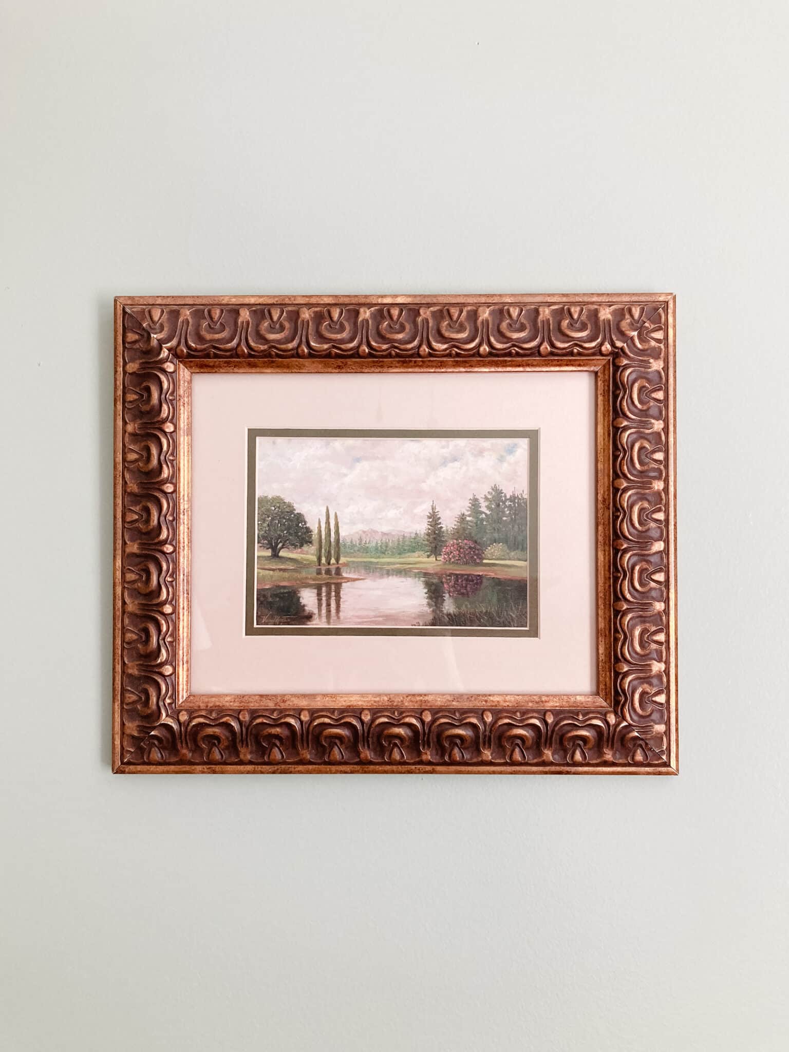 Set of framed landscape prints Vintage Keepers